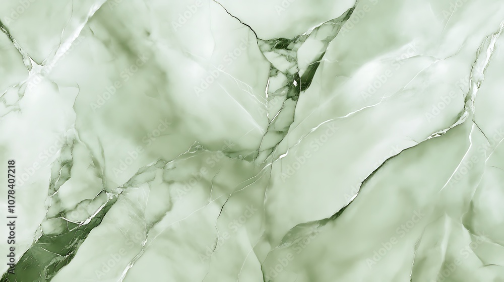 Fototapeta premium Smooth green with subtle veining
