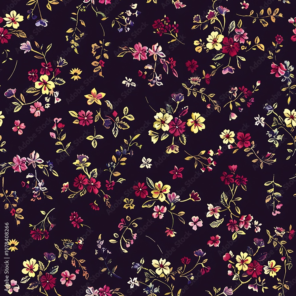 Gorgeous Flower Patterns Ideal for Fabric Design and Nature-Inspired Projects Gorgeous Flower Patterns Ideal for Fabric Design and Nature-Inspired Projects