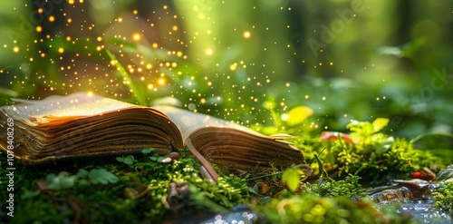 In the wild, a beautiful male Goldfinch Lugano bird with a golden color