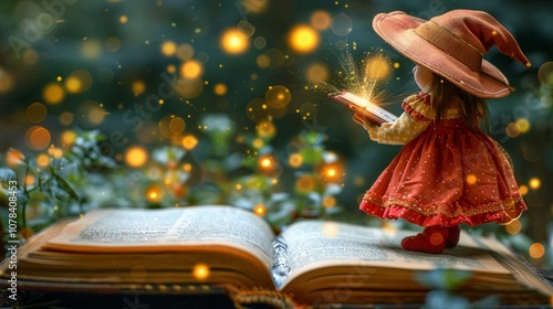 In the wild, a beautiful male Goldfinch Lugano bird with a golden color