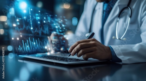 Healthcare data scientists analyzing patient information to improve treatment outcomes