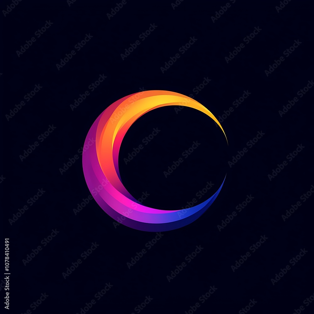 Modern abstract logo design ai generated Modern abstract logo design ai generated