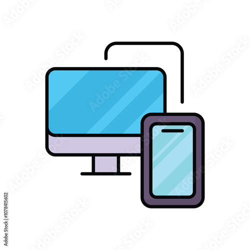 Connected Devices vector icon