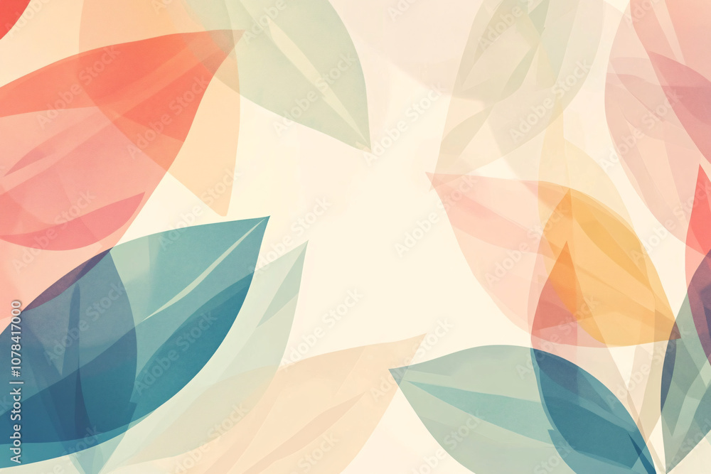 Soft pastel leaves in transparent layers forming a delicate background with gentle colors and natural shapes creating a serene effect
Soft pastel leaves in transparent layers forming a delicate background with gentle colors and natural shapes creating a serene effect