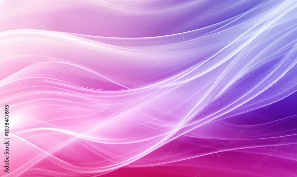 Abstract wave patterns in pink and purple hues, smooth flowing lines Abstract wave patterns in pink and purple hues, smooth flowing lines