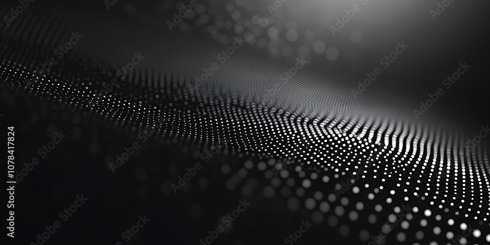 Minimalistic dark background with glowing dots Minimalistic dark background with glowing dots
