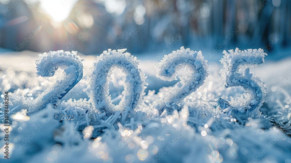 Fototapeta premium Creative happy new year 