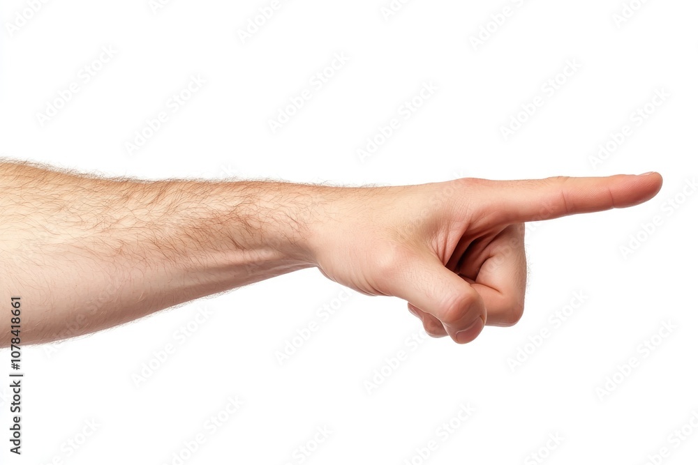 A hand extending a finger in direction, suggesting guidance or pointing towards something. A hand extending a finger in direction, suggesting guidance or pointing towards something.