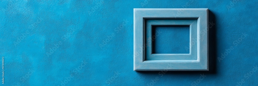 Blue square centered on blue background; use monochromatic blue palette Blue square centered on blue background; use monochromatic blue palette