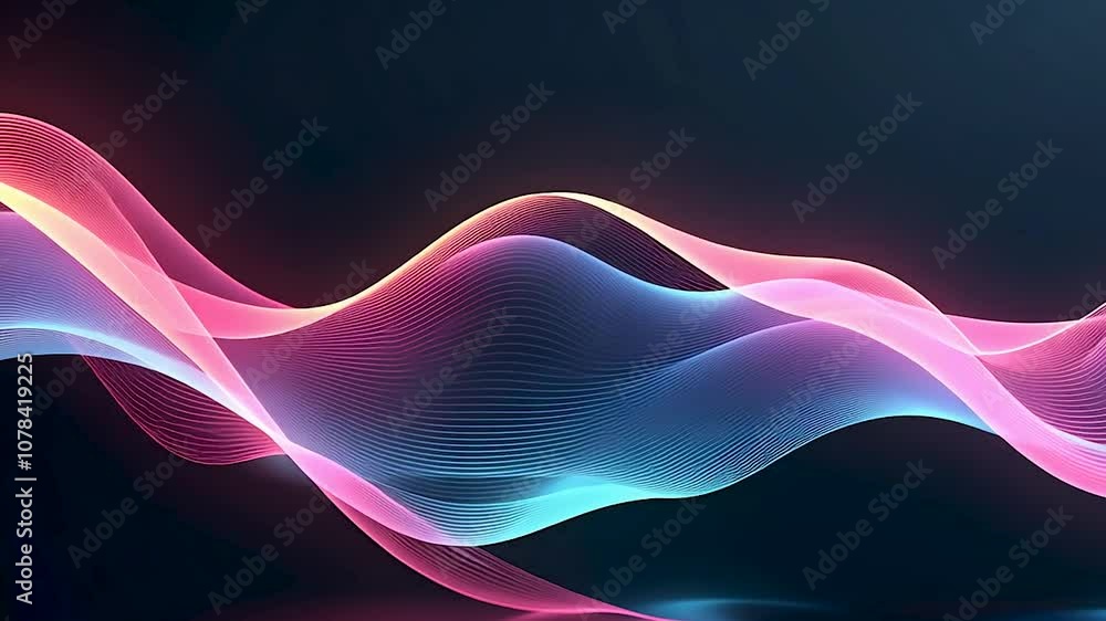 Abstract background with flowing blue smoke lines and dynamic light effect for design wallpaper Abstract background with flowing blue smoke lines and dynamic light effect for design wallpaper