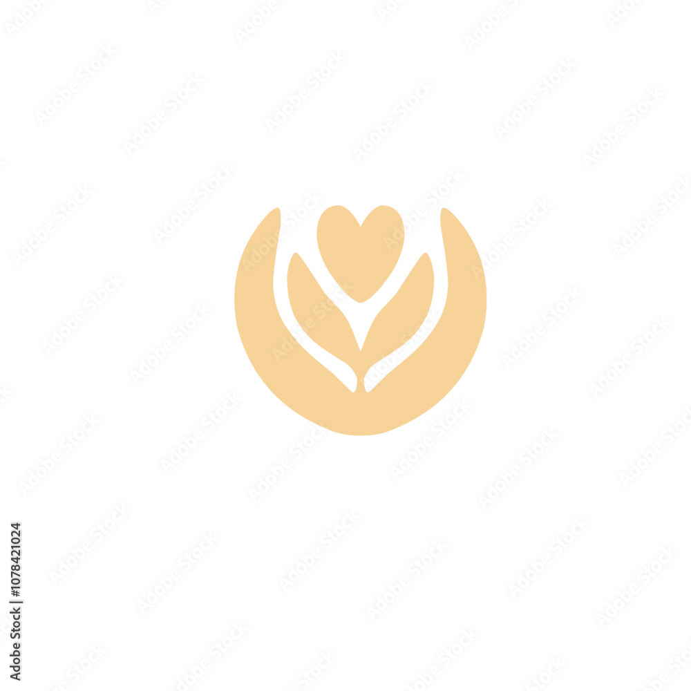 Latte art logo icon Latte art logo icon