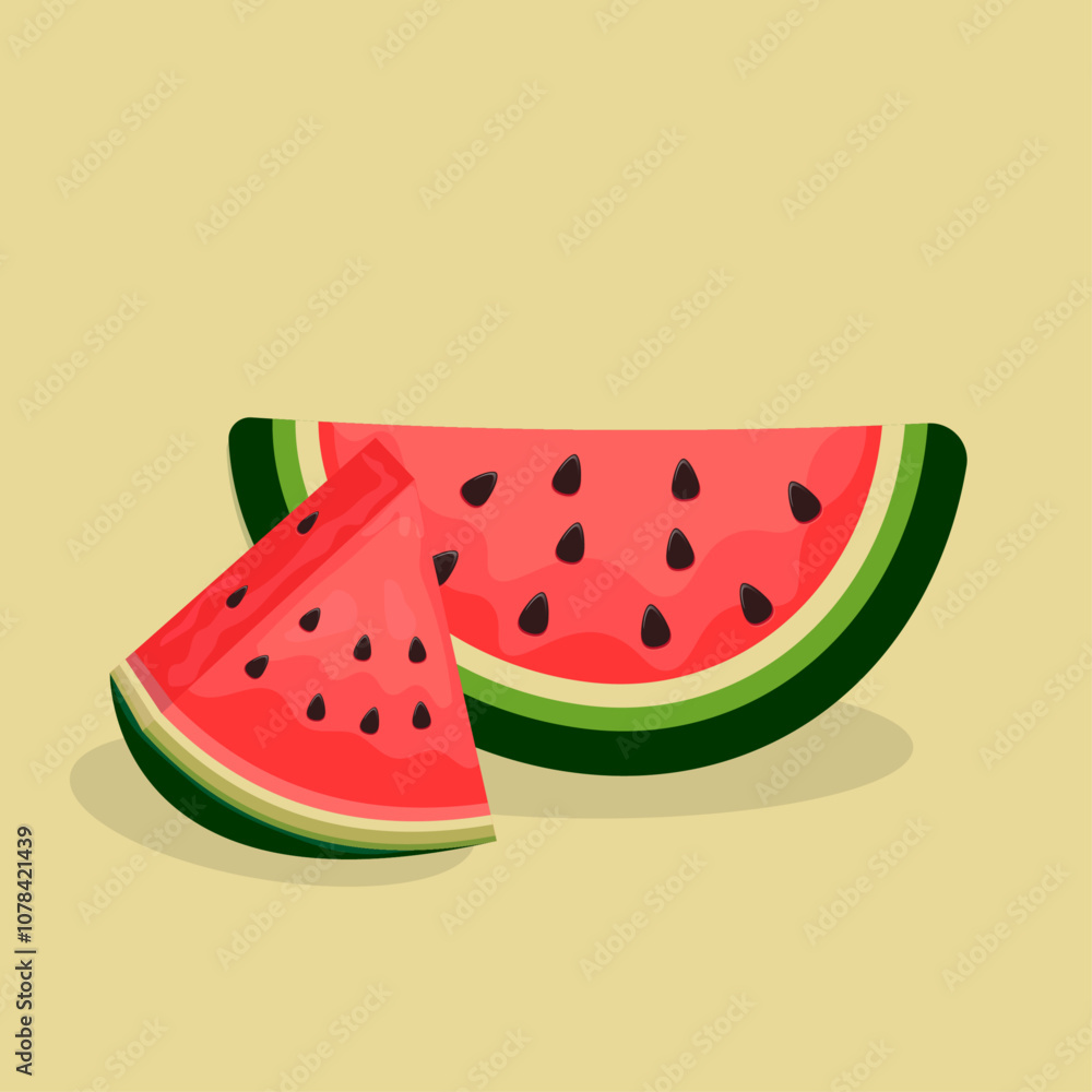 Watermelon Fruit. watermelon vector illustration. Watermelon Fruit. watermelon vector illustration.