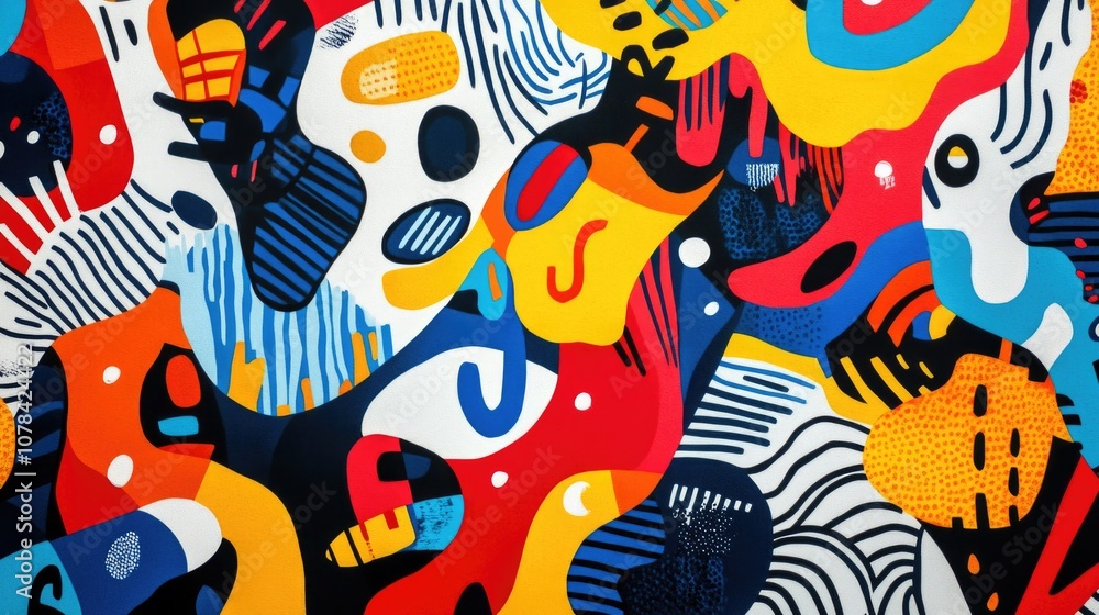Colorful abstract design with a modern feel. Colorful abstract design with a modern feel.
