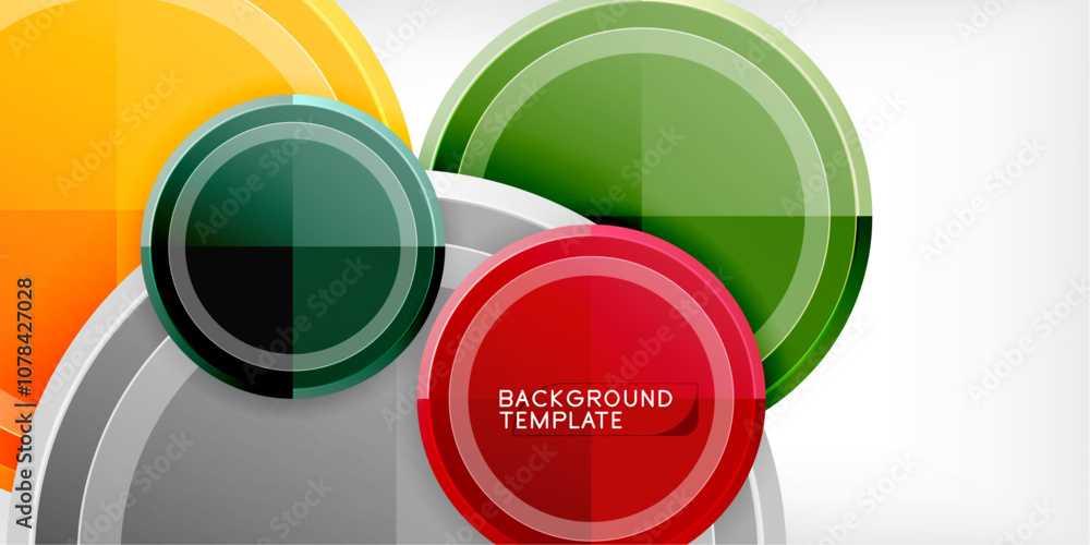 Minimal geometric abstract background. Circle triangle design Minimal geometric abstract background. Circle triangle design