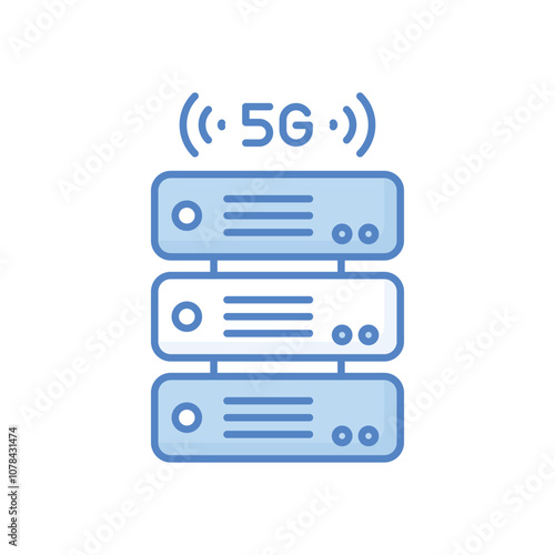 Enhanced Bandwidth vector icon