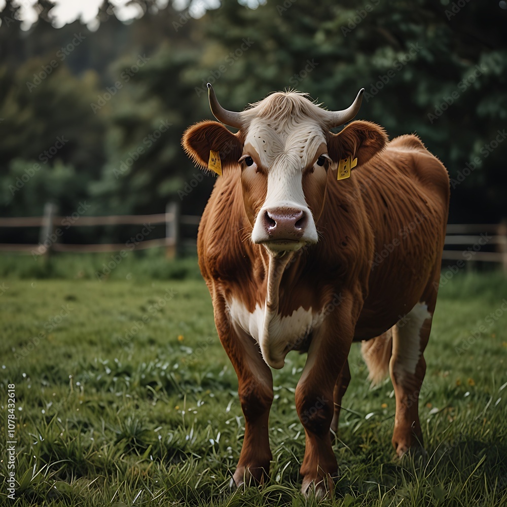 cow on a meadow cow on a meadow