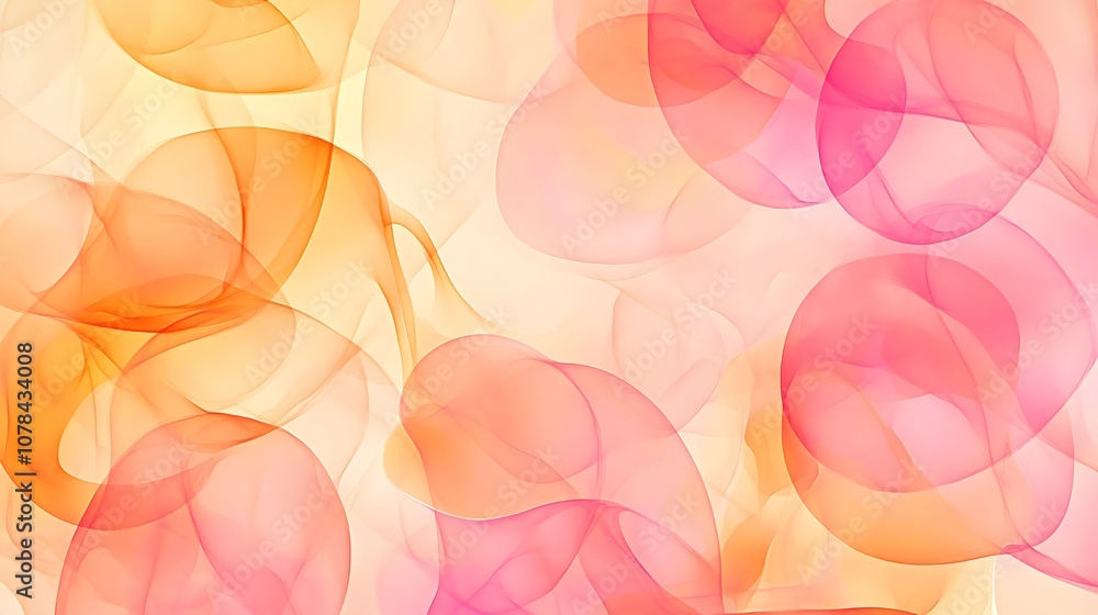 Warm peach and pink abstract pattern for gentle background art Warm peach and pink abstract pattern for gentle background art
