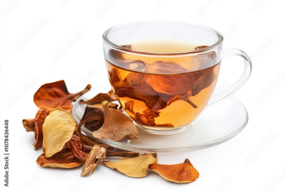 Dried Bael Fruit tea Aegle marmelos on a white backdrop Dried Bael Fruit tea Aegle marmelos on a white backdrop