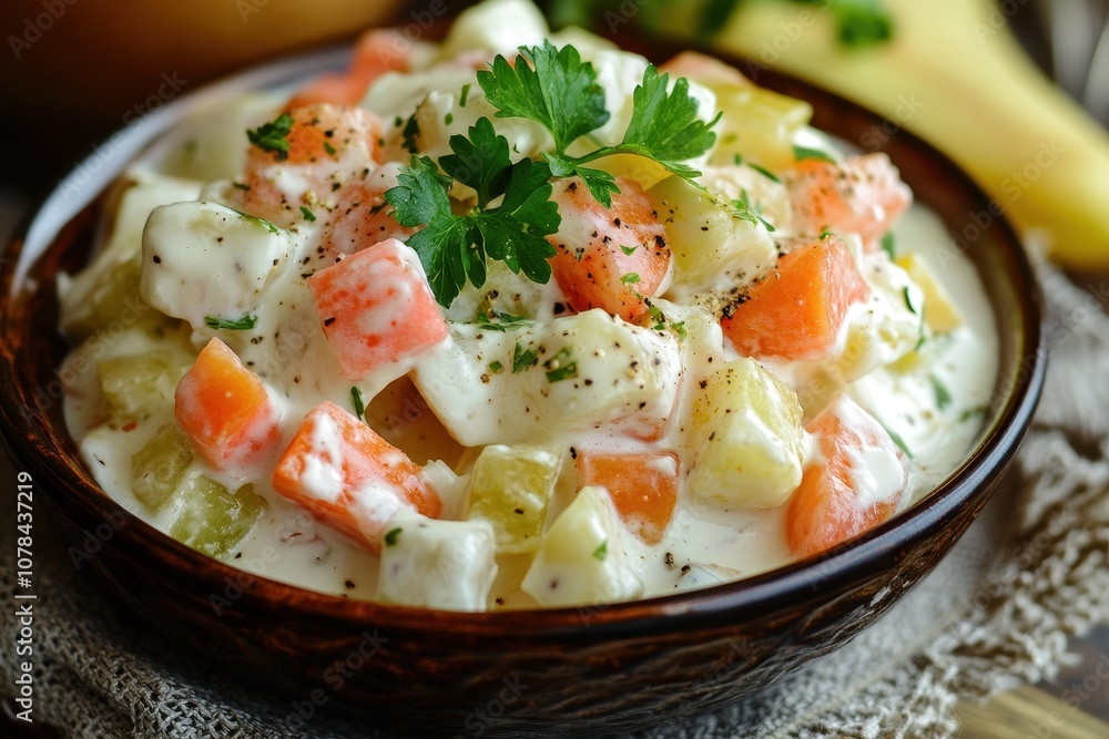 Fruit salad with yogurt mayo dressing Fruit salad with yogurt mayo dressing