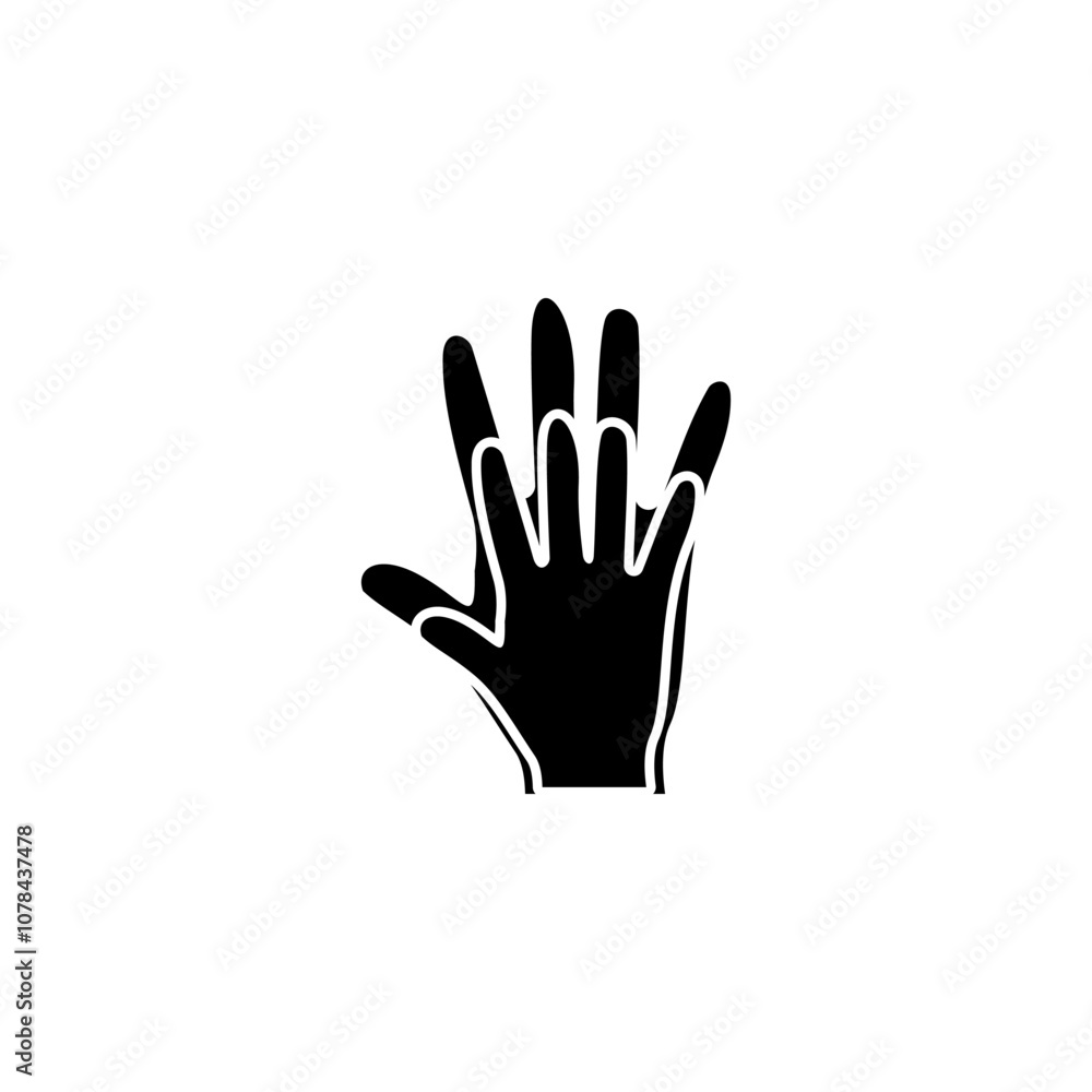 Hands reliability icon simple . Safety dependable icon isolated on white background. Hands reliability icon simple . Safety dependable icon isolated on white background.
