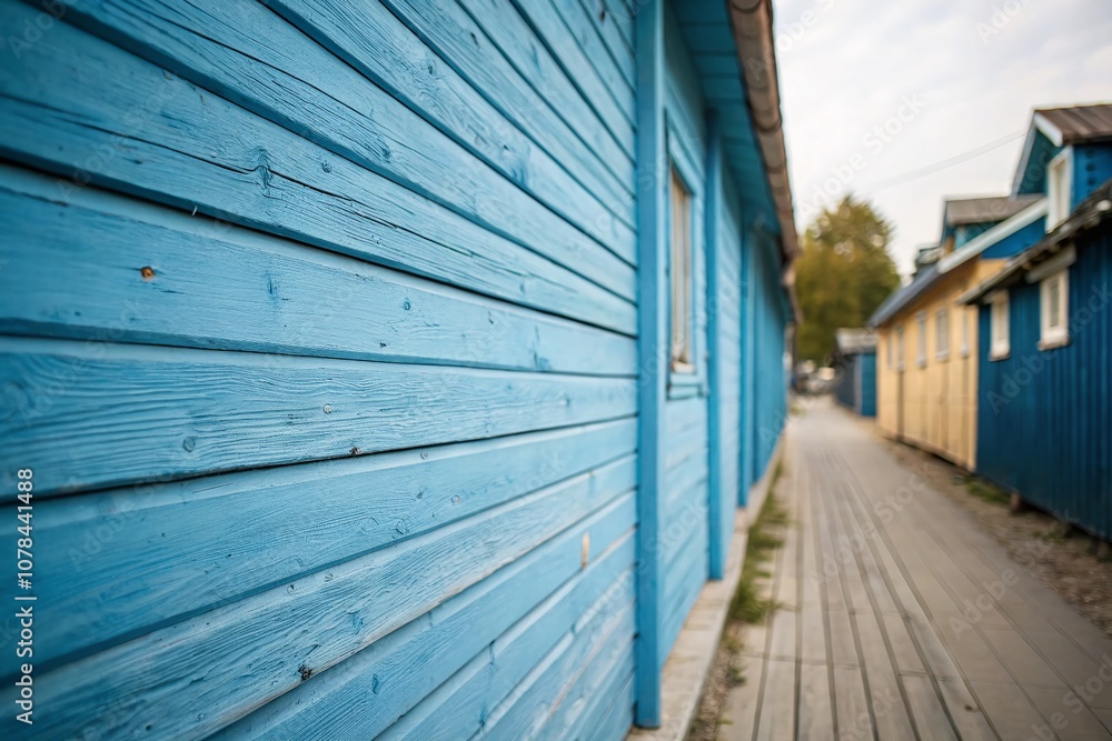 Captivating Close-Up of a Blue Painted Wooden Wall Showcasing Texture and Depth Through Tilt-Shift Photography Techniques for Artistic Home Decor Imagery Captivating Close-Up of a Blue Painted Wooden Wall Showcasing Texture and Depth Through Tilt-Shift Photography Techniques for Artistic Home Decor Imagery
