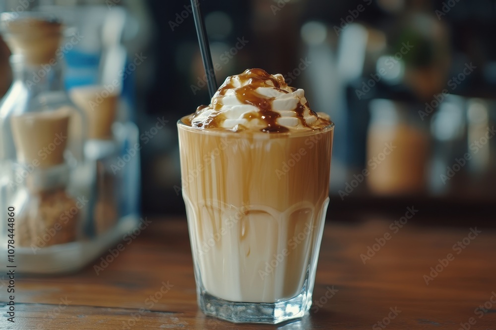 Iced creamy Dalgona coffee Iced creamy Dalgona coffee
