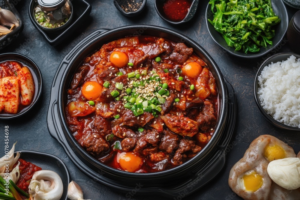Korean Sundae is a traditional blood sausage and a staple of street food Korean Sundae is a traditional blood sausage and a staple of street food