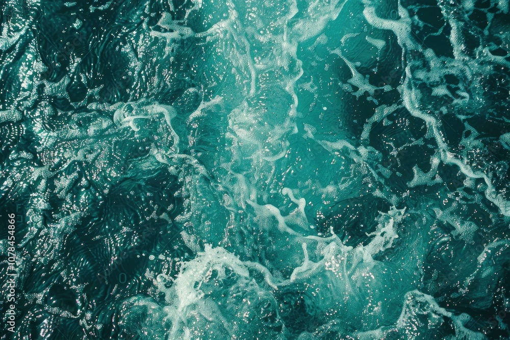 Fototapeta premium Clean water and natures waves for drinking and enjoyment.