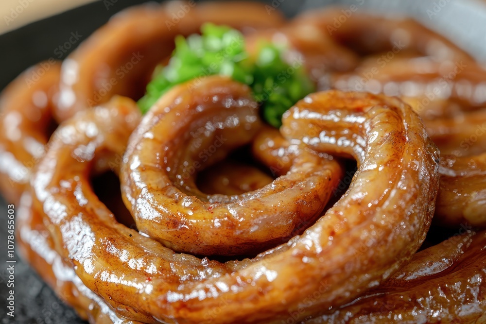Korean traditional dish made from beef intestines Korean traditional dish made from beef intestines