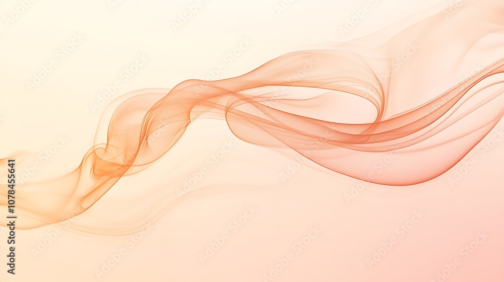 Light peach pink background with light smoke haze Light peach pink background with light smoke haze
