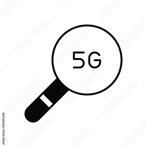 5g Search vector icon