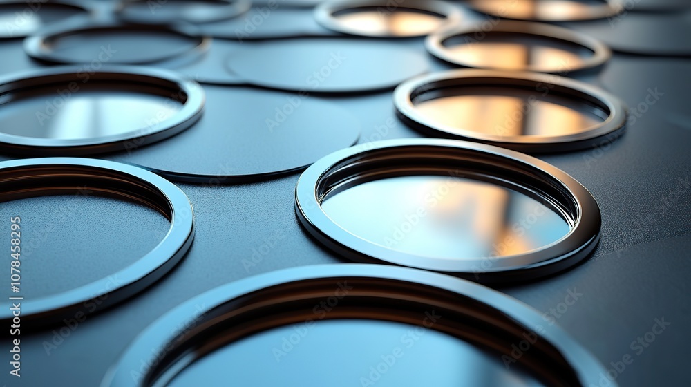 round glass geometry background 3d rendering round glass geometry background 3d rendering