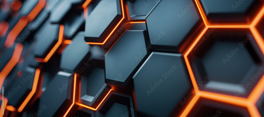 glowing hexagon shaped business background 11 glowing hexagon shaped business background 11