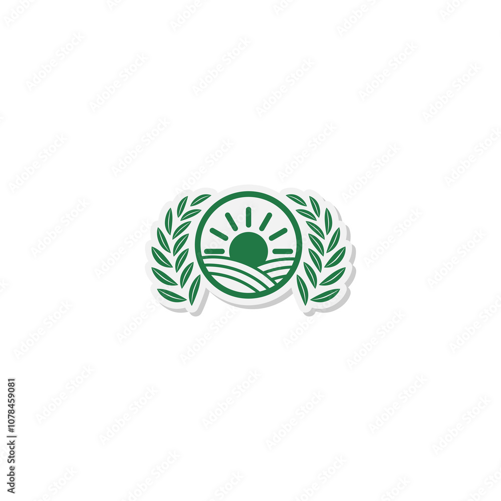 Fields logo design icon isolated on transparent background Fields logo design icon isolated on transparent background