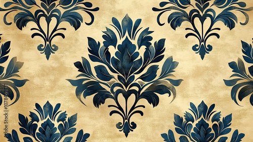 Obraz na płótnie seamless batik pattern