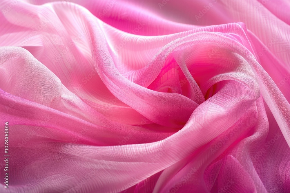 Obraz premium Pink fabric motion texture background