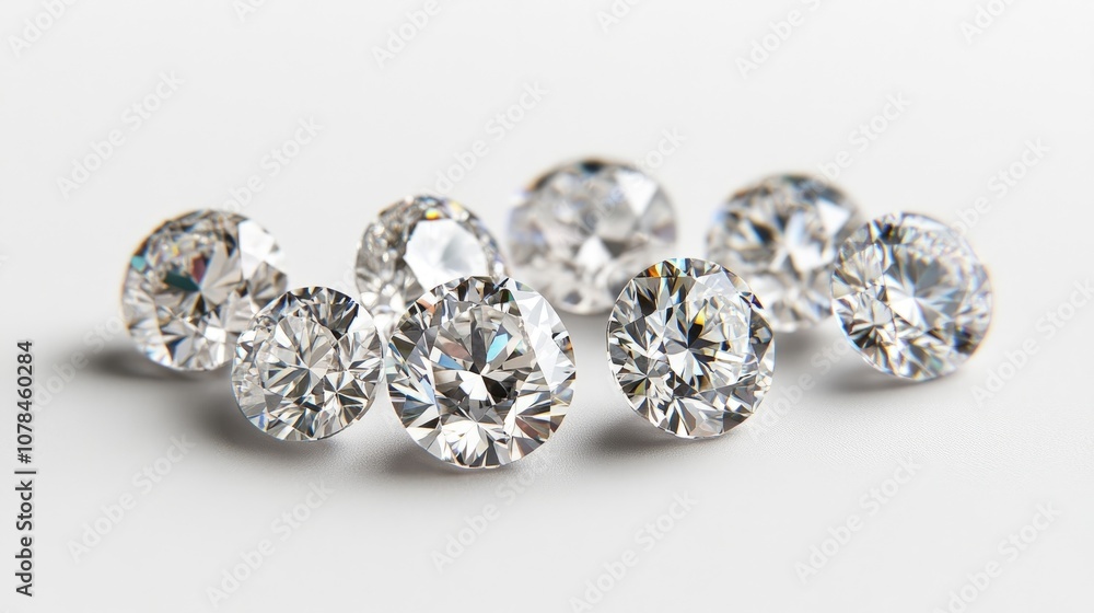 A stunning illustration of diamonds captured in a studio lighting setup, highlighting the brilliance and clarity of these exquisite diamonds with ample copy space for various uses. A stunning illustration of diamonds captured in a studio lighting setup, highlighting the brilliance and clarity of these exquisite diamonds with ample copy space for various uses.