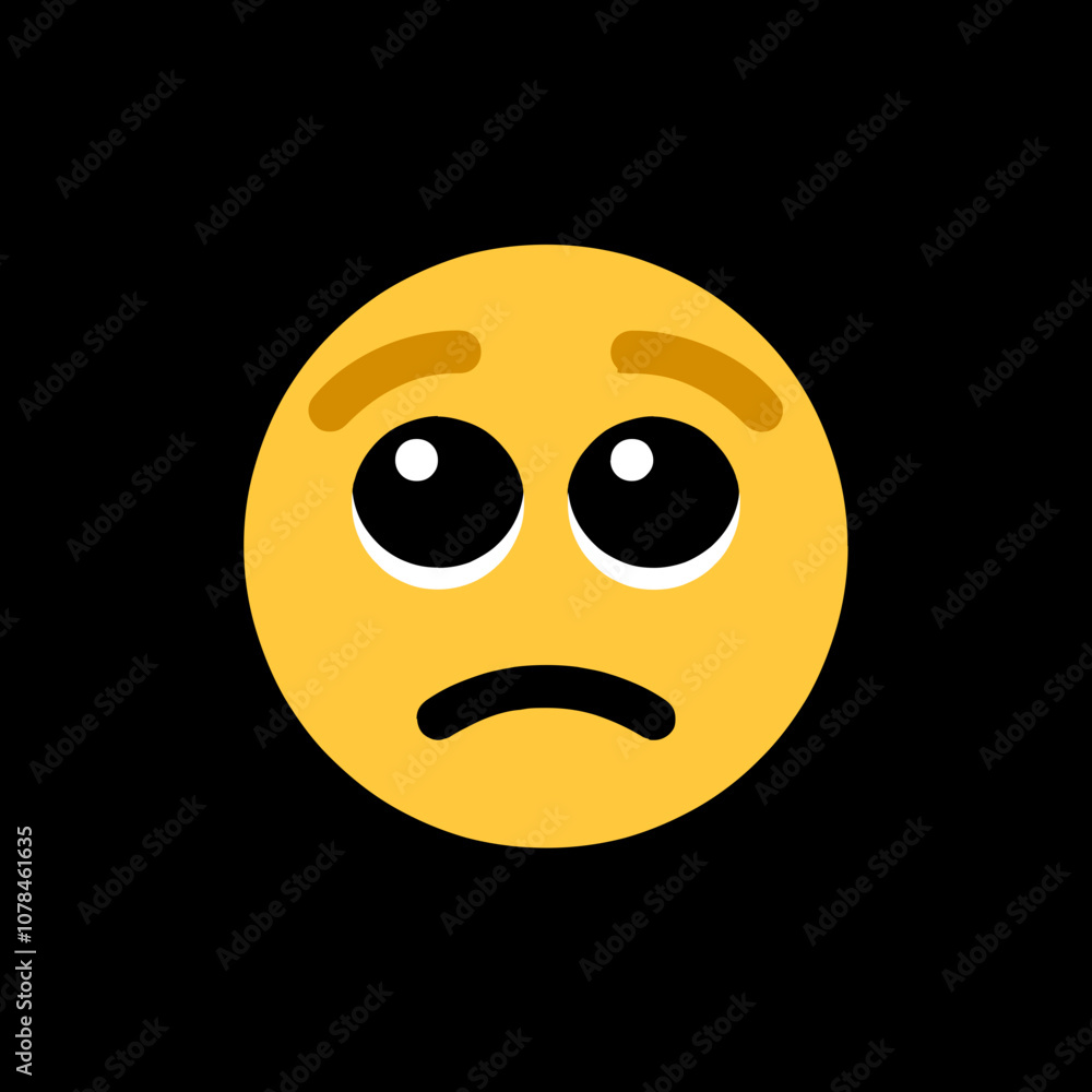 Fototapeta premium Sad Emoji
