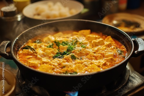 spicy soft tofu stew from Korea