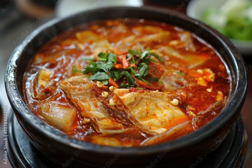 Spicy tripe stew with red pepper Spicy tripe stew with red pepper