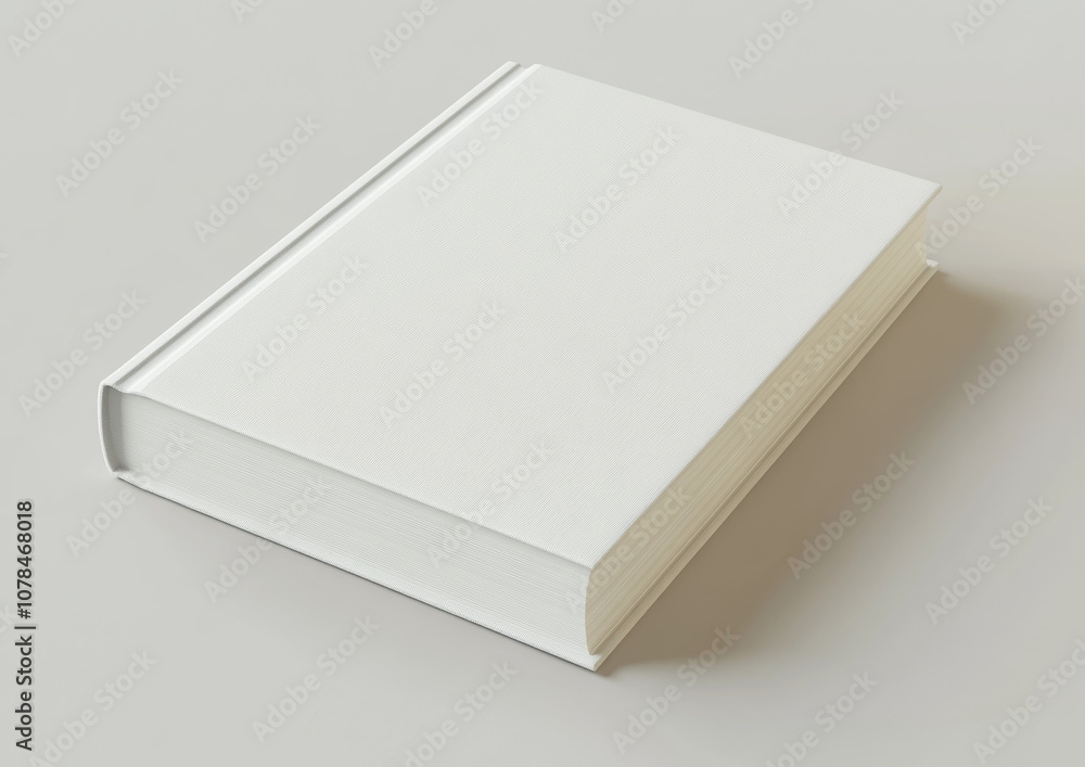 A plain, closed hardcover book with a white cover, set against a soft neutral background, ideal for mockups or minimalist design concepts.
A plain, closed hardcover book with a white cover, set against a soft neutral background, ideal for mockups or minimalist design concepts.