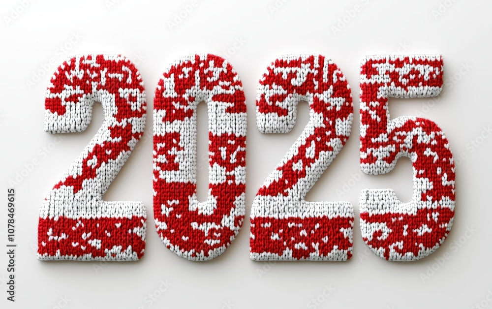 holiday sweater pattern: 3D text holiday sweater pattern: 3D text