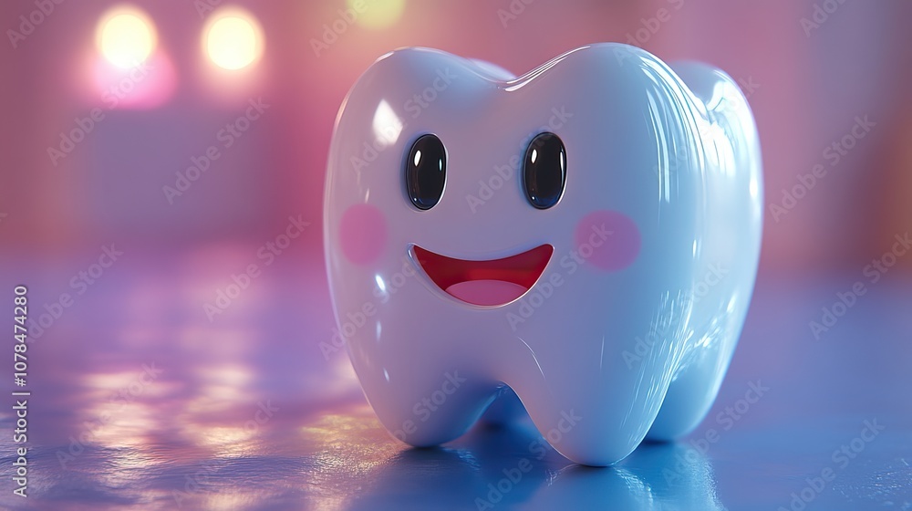 tooth with blue background 3d rendering tooth with blue background 3d rendering