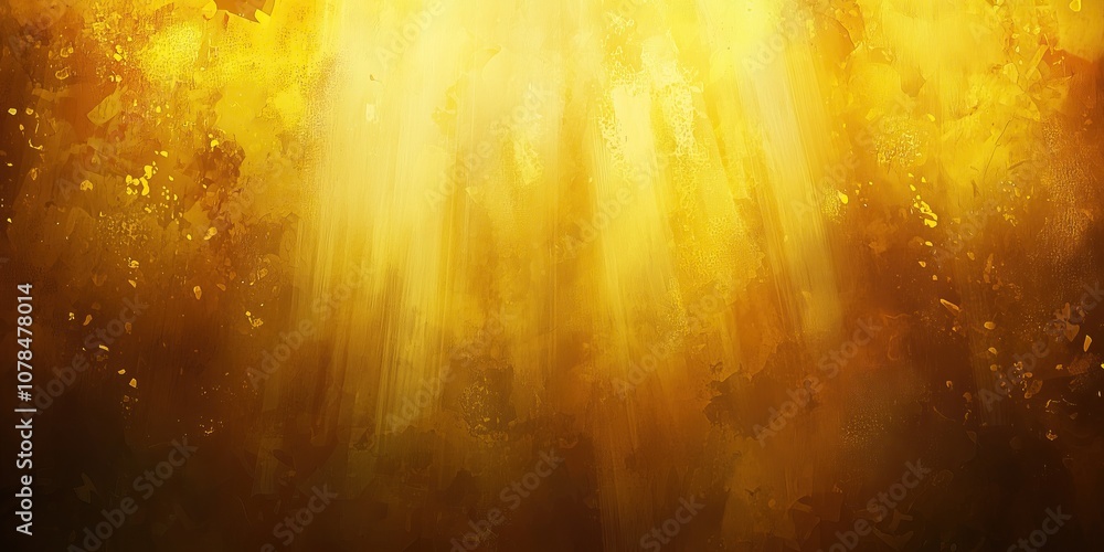 Obraz premium Golden light beams illuminating warm textured background