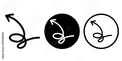 Arrows vectors icon set