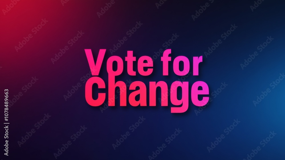 A dynamic call to action promoting civic engagement, urging communities to embrace the opportunity for change through their votes, framed in an artistic design with striking colors. A dynamic call to action promoting civic engagement, urging communities to embrace the opportunity for change through their votes, framed in an artistic design with striking colors.