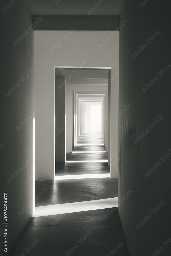 Silent cinema frames in a minimalistic context AI generated illustration Silent cinema frames in a minimalistic context AI generated illustration