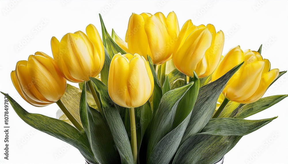bouquet of yellow tulips bouquet of yellow tulips