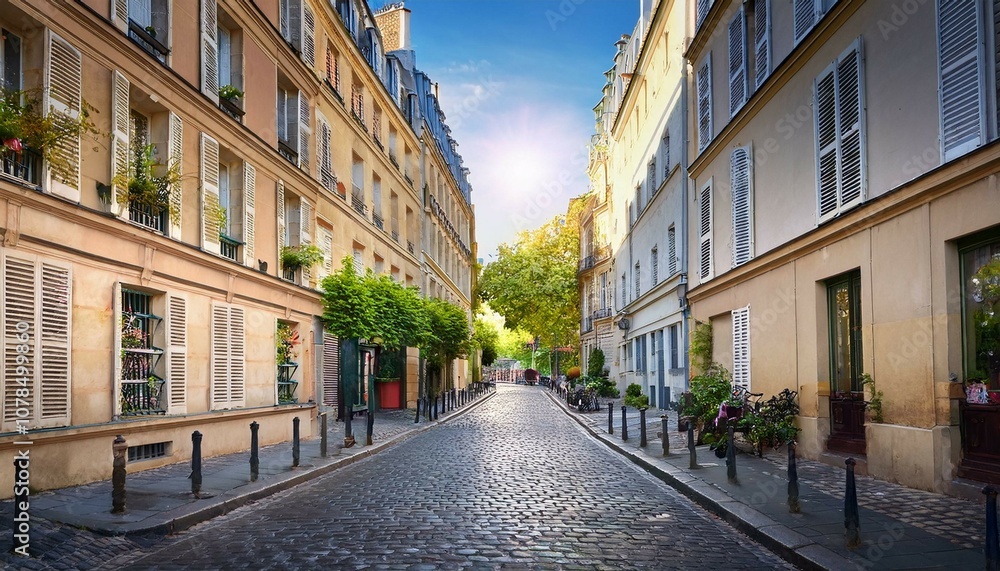 Obraz premium street in the old town