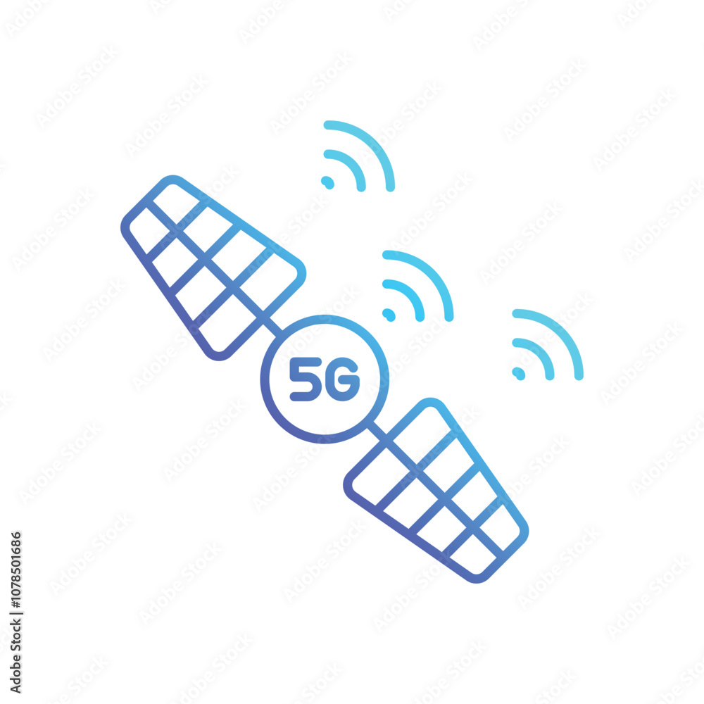 5g Satelite vector icon 5g Satelite vector icon